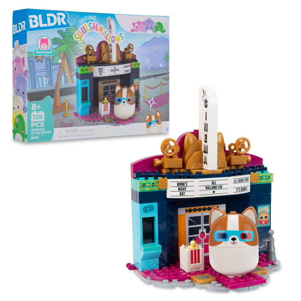 Squishmallows Reginald at the Movies Building Set