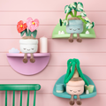 Greenhouse by Russ 12-Inch Flamingo Flower Plush - 6