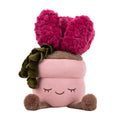 Greenhouse by Russ 12-Inch Pink Pot Succulent Plush - 1