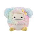Diane the Peach Bigfoot with Yellow Rain Boots - 1