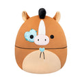 12-Inch Brisby the Brown Horse with Bolo Tie and Heart Eyepatch - 1