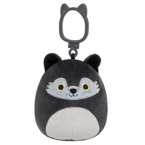 3.5-Inch Dmitri the Dark Grey Wolf Clip