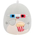 16-Inch Gordon the Grey Shark with 3D Glasses and Popcorn - 1