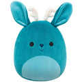 8-Inch Aspen the Sea Green Jackalope with Iridescent Horns - 1