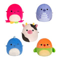 Micromallows 5-Pack - Tew Water Bear, Connor Cow, Plath Love Bird, Brody Dinosaur, Lasla Octopus - 1