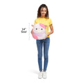 14-Inch Reshma the Light Pink Cow with Purple Bandana - 5