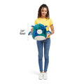 14-Inch Dominic the Blue Textured Dragon - 5